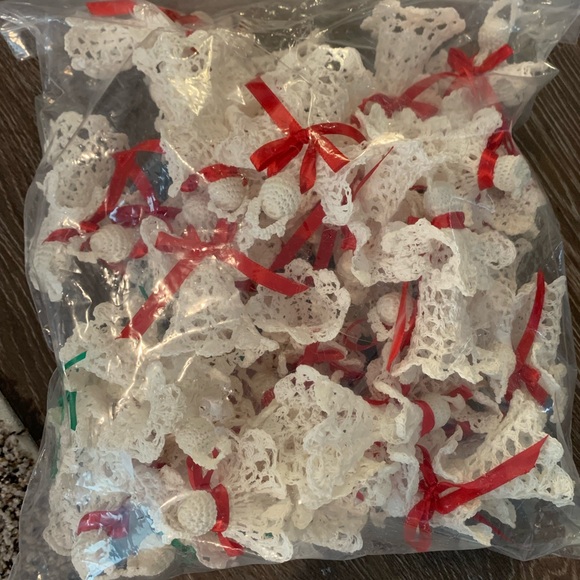 VTG Handcrafted kitschy Angel ornament lot. Over 20 in this lot - Picture 4 of 5